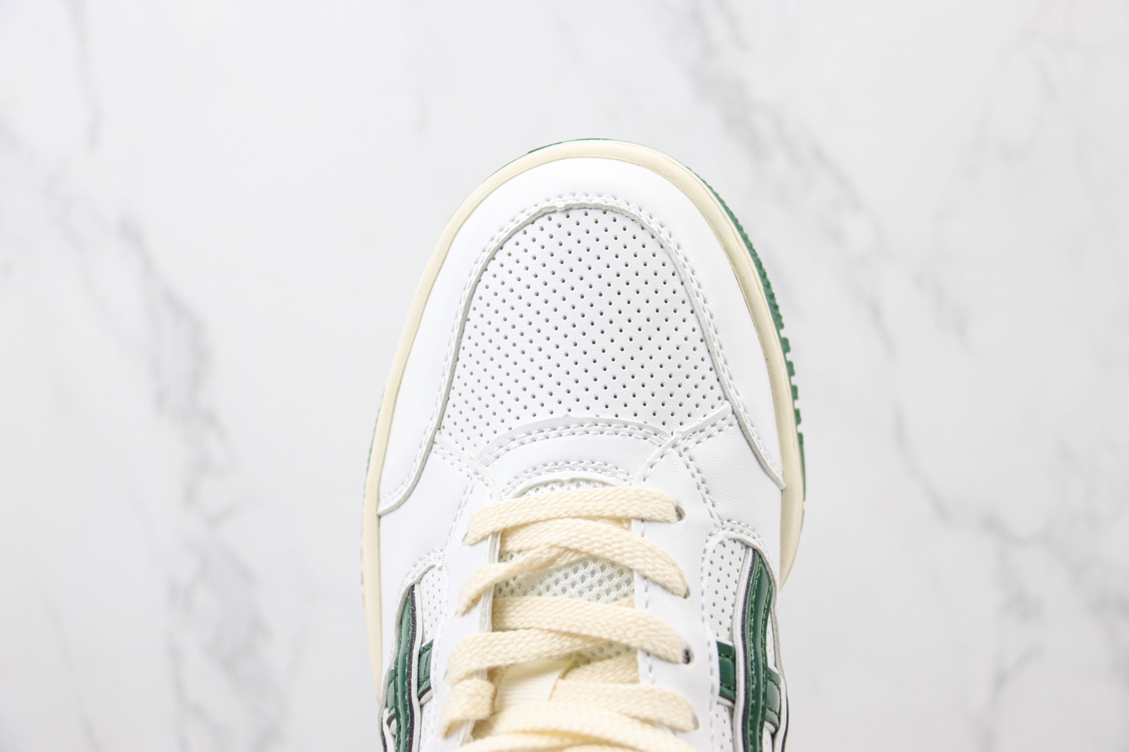 亚瑟士Asics Gel-Spotlyte Low纯原版本莱特系列白绿复古篮球鞋 莆田复刻鞋货源 货号：1203A397-102